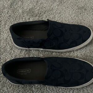 Coach Blue Loafers Slip-Ons Comfortable